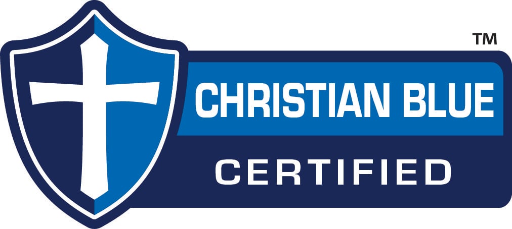 Christian Blue Certified Logo