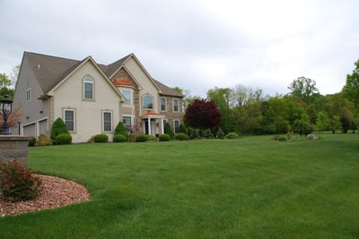 Beautiful lawn in Lehigh Valley Pennsylvania