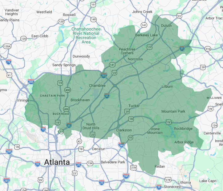 NortheastAtlantaGA-TerritoryMap NortheastAtlantaGA-TerritoryMap