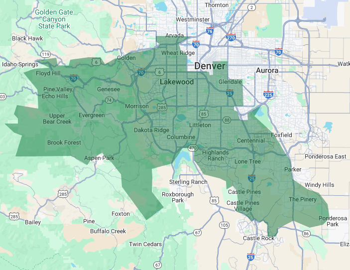 DenverSouthCO-REVISED-TerritoryMap DenverSouthCO-REVISED-TerritoryMap