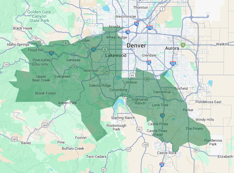 DenverSouthCO-TerritoryMap DenverSouthCO-TerritoryMap