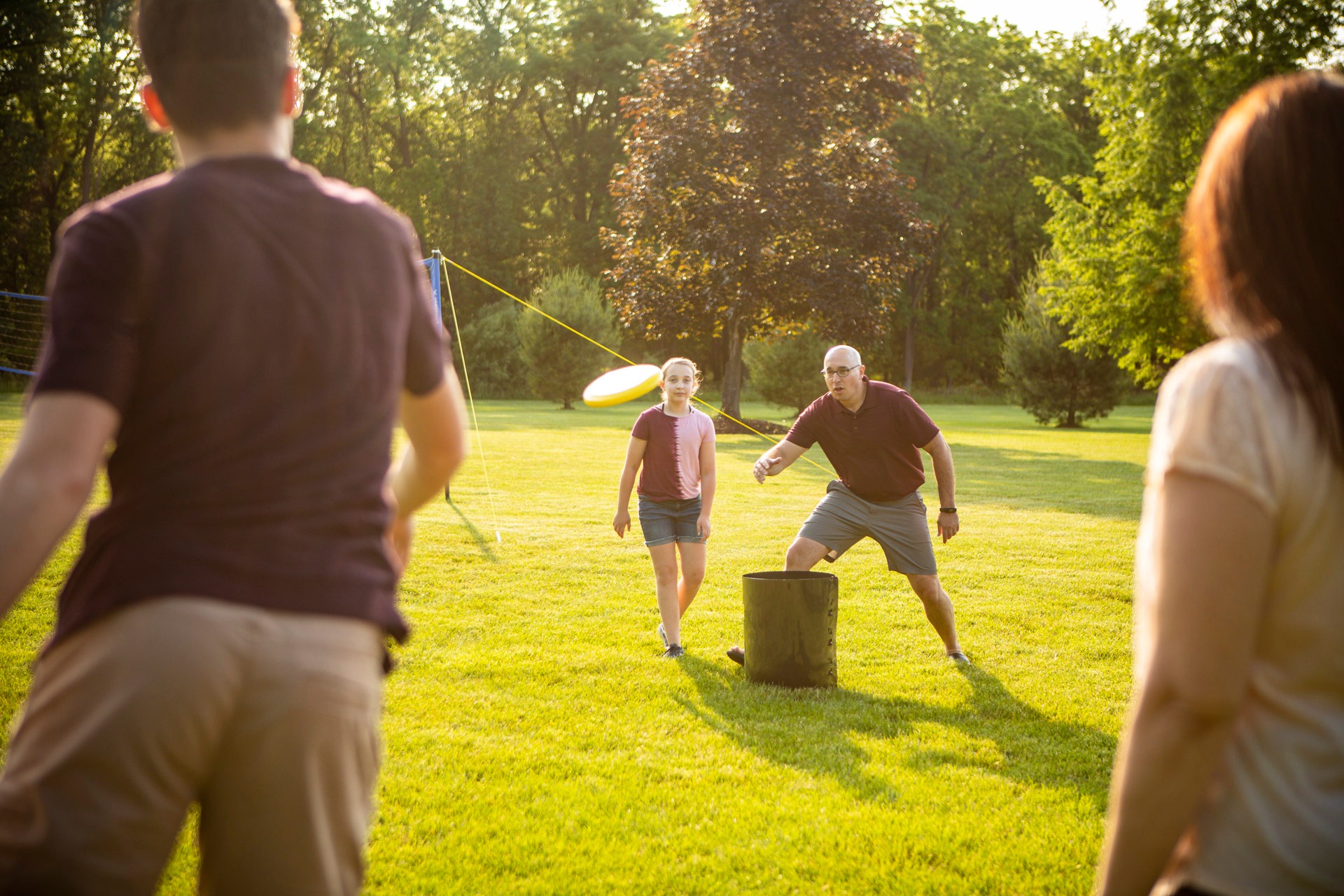 Lawn care customers in nice lawn in Bethlehem, PA